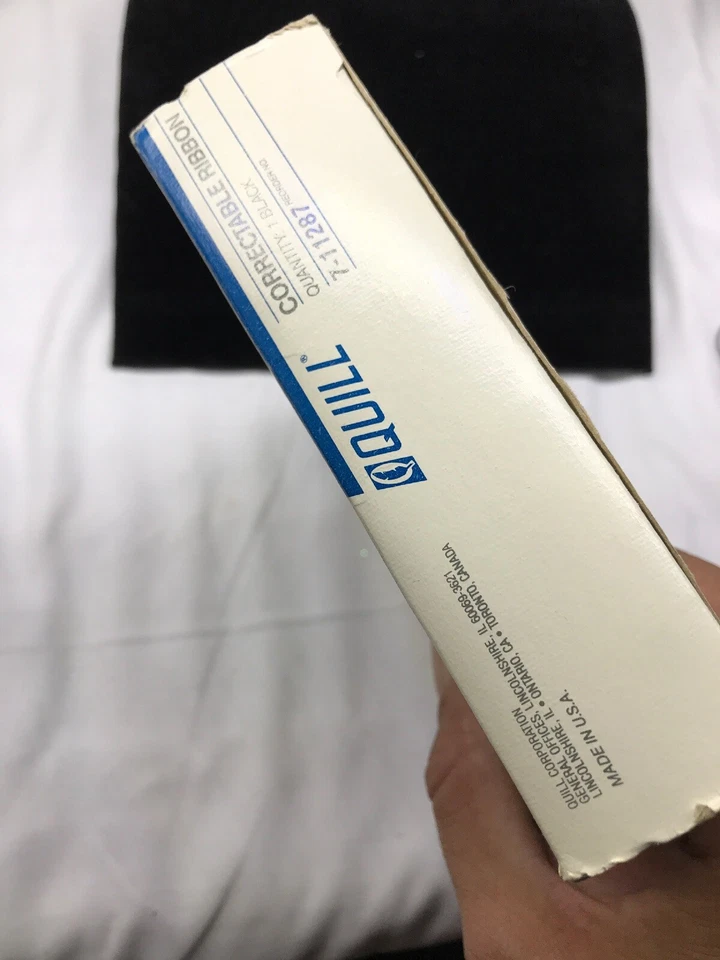 QUILL, Correctable Ribbon, Black 7-11287 for OLIVETTI, HERMES, New Old Stock - Image 3 of 4