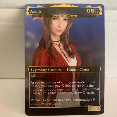 Tymna the Weaver- Aerith - Signature Commander - Altered Art - Commander