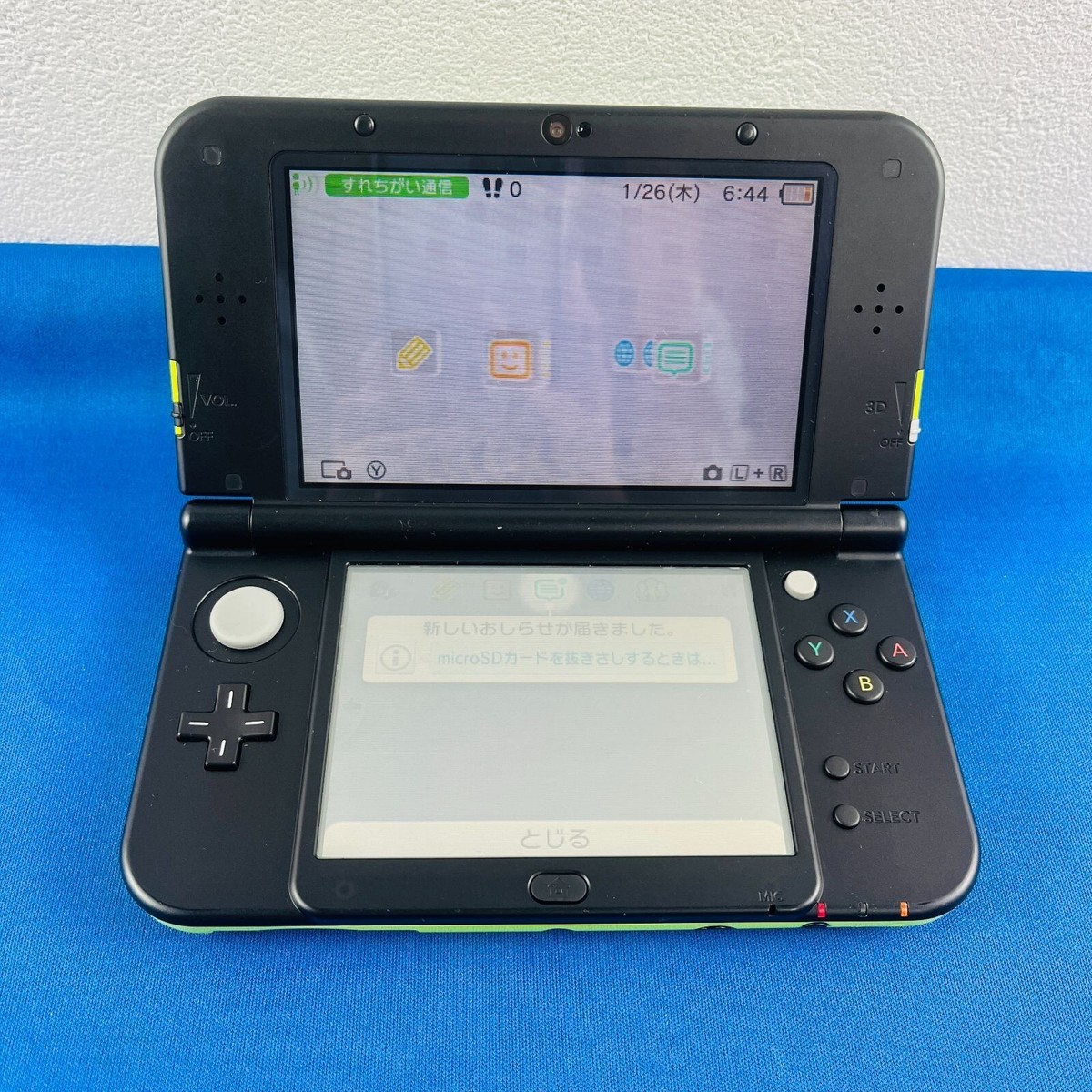 小物 Nintendo 3DS LL New Nintendo 3DS LL Metallic Blue Console System amiibo From