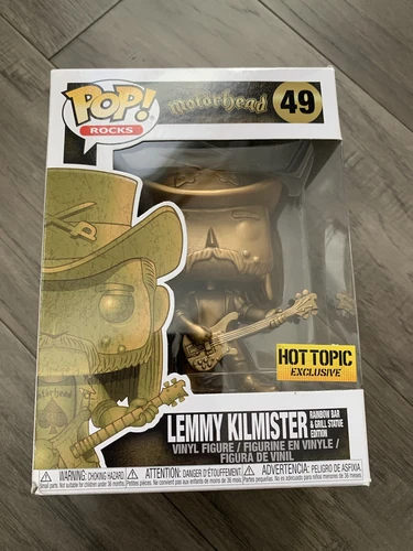 Lemmy Kilmister #49 – Motorhead Pop! Rocks [Gold] [HotTopic Exclusive] +Protect