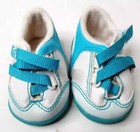 American Girl Doll Ready for Fun White & Teal Meet Outfit Sneakers Tennis Shoes — photo 1