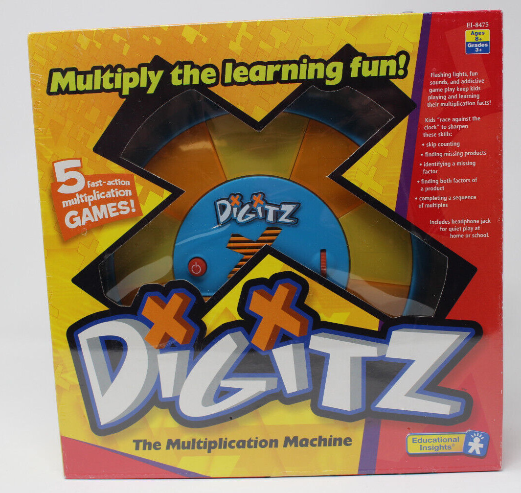 Educational Insights Digitz electronic math multiplication learning game ages 8+