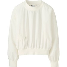 BNWT:UNIQLO U OVERSIZED WHITE COTTON JUMPER STYLE TOP size S christophe lemaire
