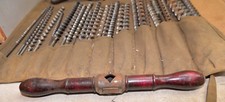 Auger bit lot & drills antique boat building timber frame collectible tool lot