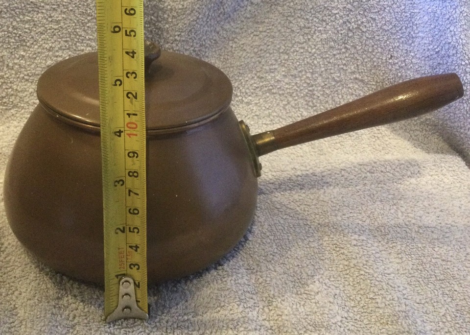 vintage copper fondue pan eBay