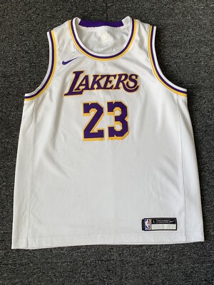 white nike lakers jersey