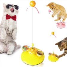 Whirlwind Kitty Delight Windmill Cat Toy Self-Entertaining Teaser Wand Felines