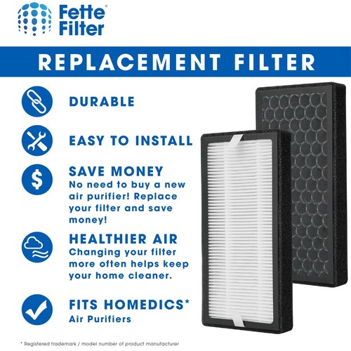 Filter Replacement Compatible with HomeMedics AP-DT10 - Bild 4 von 7