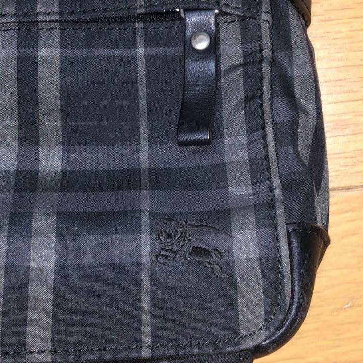 Burberry London Blue Label Made In Japan, Genuine Leather, Nylon