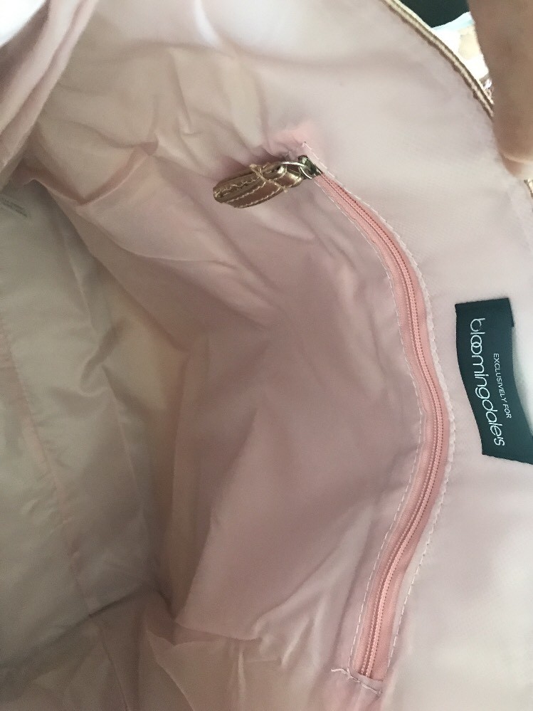 Sac Fourre-Tout Promotionnel Bloomingdale's - Rose - Taille Large - Neuf Sans Étiquette