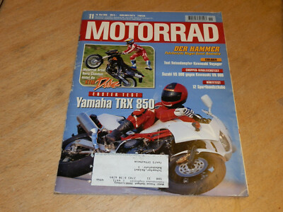Motorrad 11/1995, Yamaha TRX 850, Suzuki VS 800, Kawasaki VN 800, Kawa Voyager