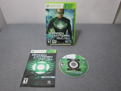 Green Lantern: Rise of the Manhunters - Xbox 360 COMPLETE CIB w/ Manual