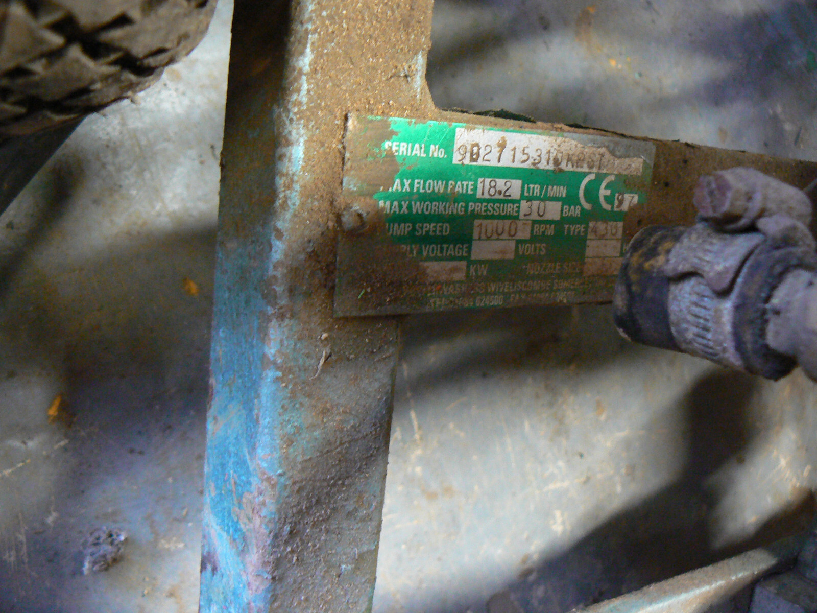 Honda CAT Pressure Test Pump Bar Pipework testing data logging
