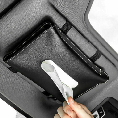 1/2X Car Tissue Holder Paper Towel Box Sun Visor Napkin Holder Car Accessories - Picture 6 of 12