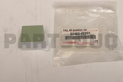 5246202201 Genuine Toyota PAD, RR BUMPER, RH 52462-02201 | eBay 