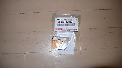 2001-2005 TOYOTA Rav4 L Emblem OEM Genuine 7543242040 for sale 