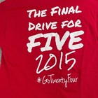 Jeff Gordon Shirt Mens Medium Shirt Red 2015 Drive For Five Racing Nascar — photo 6