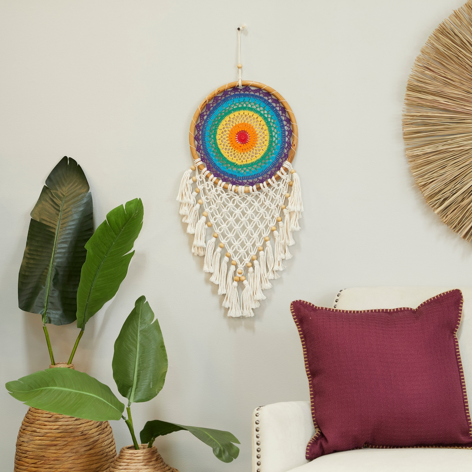 Cotton Bohemian Dreamcatcher Wall Decor 2WeOyBbf1na2EWZJy7foIgsTD8mU7mBs