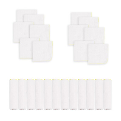 Baby Washcloths 24 Pack 100% Cotton Bath Cloth Soft Newborn Face Wipes, 10 x 10''