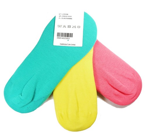 3 LADIES INVISIBLE H&N TRAINER FOOTSIES PUMP SOCKS UK SIZE 35-38 (UK 3-6) - Picture 9 of 11
