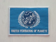 Star Trek The Next Generation United Federation Of Planets BLUE 4"Embr.Patch