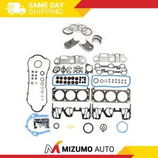 Full Gasket Set Bearings Rings Fit 95-99 Chevrolet Pontiac Oldsmobile 3.1L