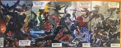 Marvel Comics - BLOOD HUNT #1, 2, 3, 4, 5 DELL'OTTO CONNECTING VARIANT SET 1:10
