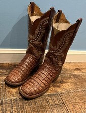 Luccese Woman s Size 7B Hornback Caiman Cowbo...
