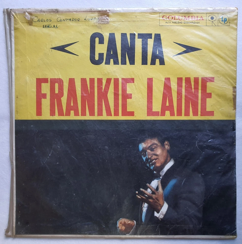 FRANKIE LAINE CANTA (SINGS) 1960 HI-FI MONO UNIQ CVR & PS RARE CHILEAN PRS ONLY! - Image 2 of 4