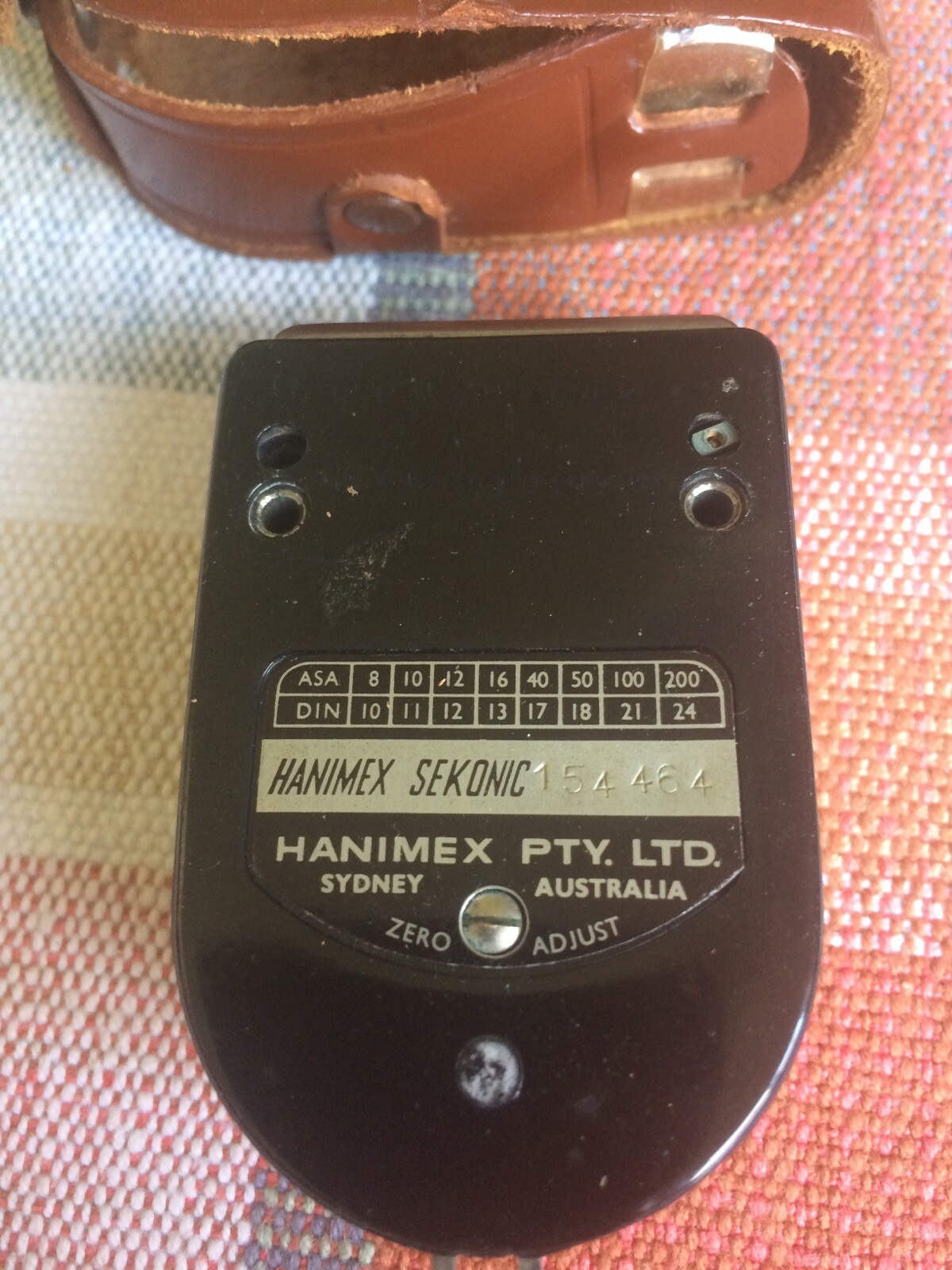 Vintage Hanimex Sekonic Light Meter In Leather Case eBay