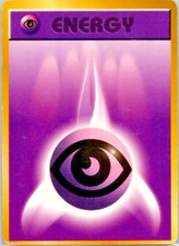 Psychic Energy - Base Set (MP) OC Off Center Miscut Japanese Pokémon Card Error