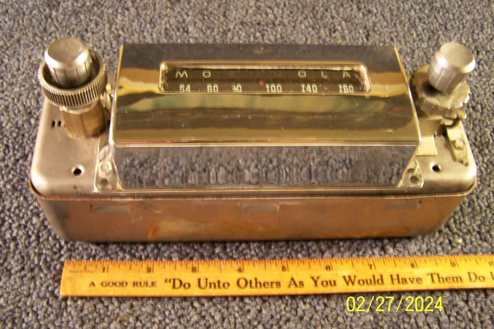 Control Head-hn2m-4tube-6 Volt-good-w Manual