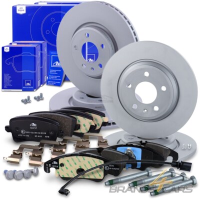 ATE BREMSSCHEIBEN +BREMSBELÄGE VORNE+HINTEN FÜR AUDI Q5 8RB 2.0 3.0 +QUATTRO