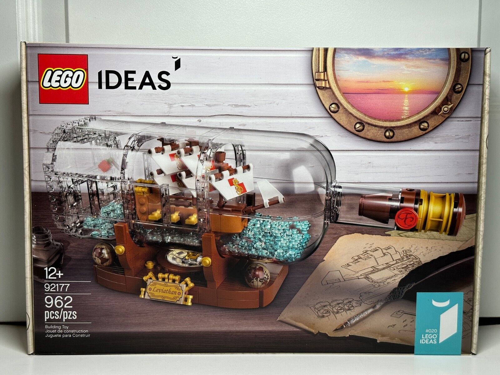 LEGO Ideas Ship in a Bottle 92177 Boat 962 pcs NEW & SEALED