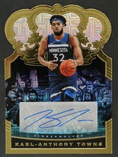 2020-21 Panini Crown Royale Karl-Anthony Towns #CA-KAT Auto /10