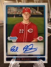 2009 Bowman Draft Prospects Chrome Brad Boxberger Auto Rookie RC #BDPP96 Reds