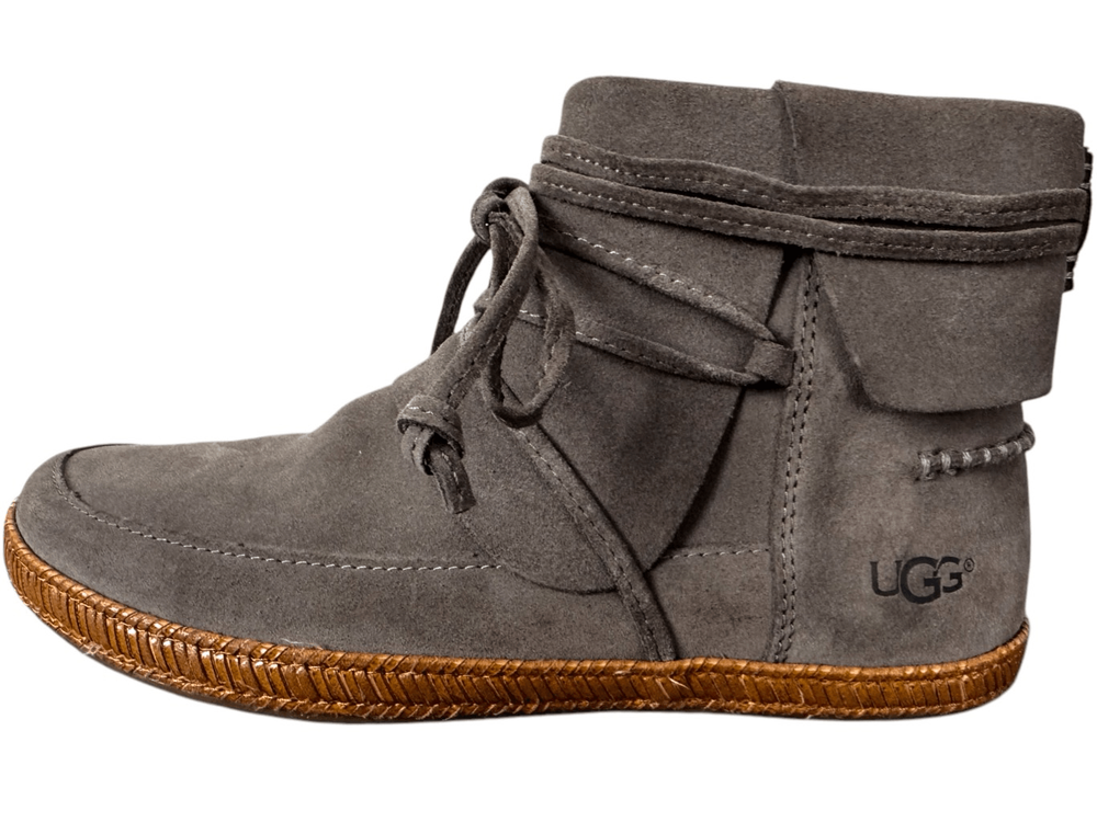 UGG Reid Lace-Up Flat Moc Bootie Size 7