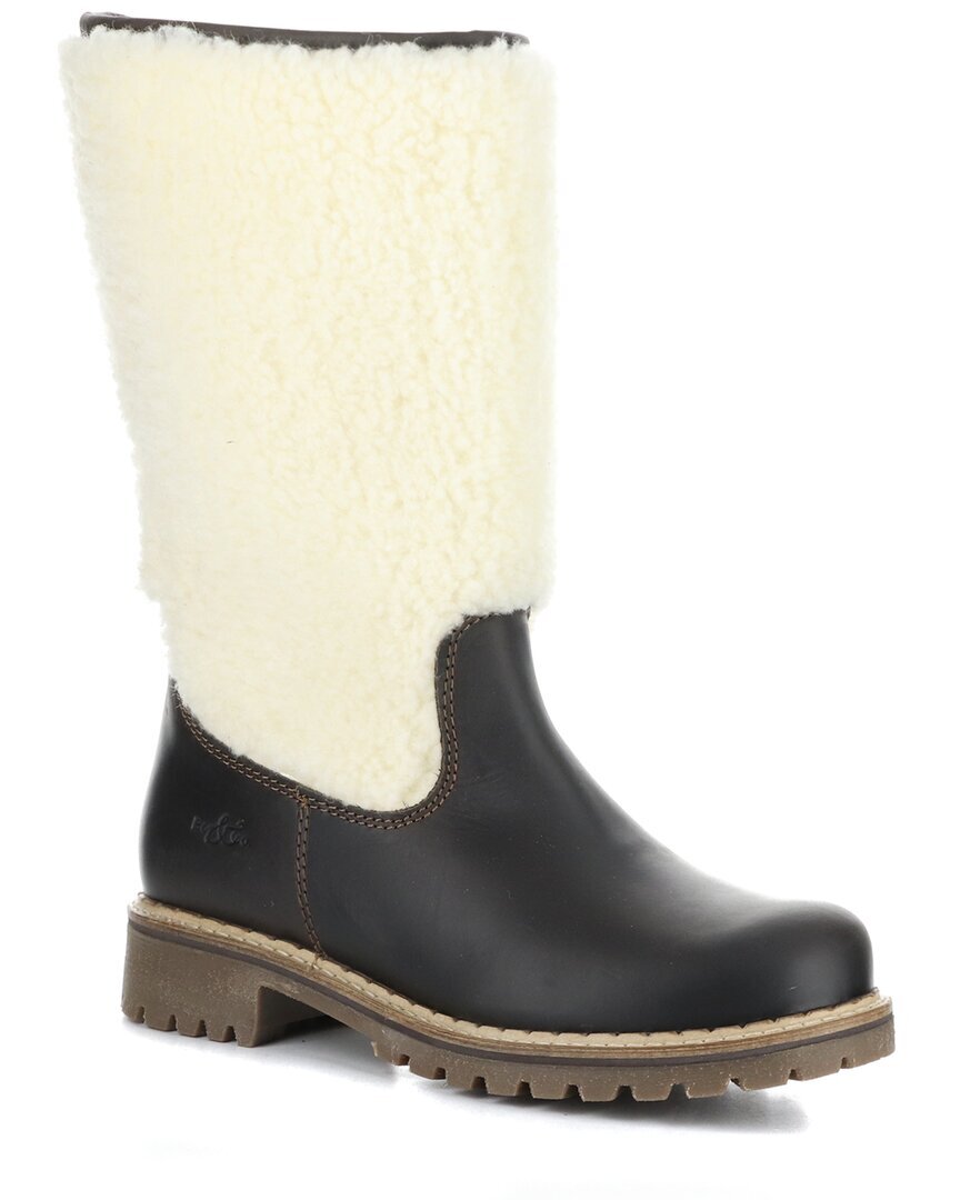 Bos - Co Женские водонепроницаемые кожаные ботинки из шерсти Hanah размер 37 18990₽