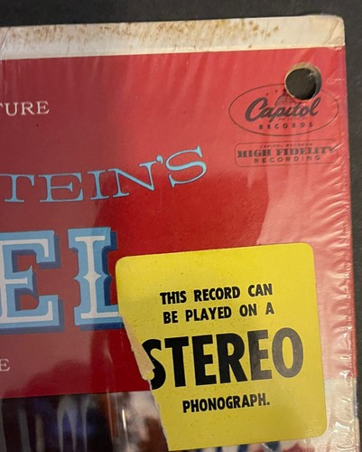 Carousel Motion Picture Soundtrack LP 1956 Vinyl Album Shirley Jones Shrink - Foto 3 di 9