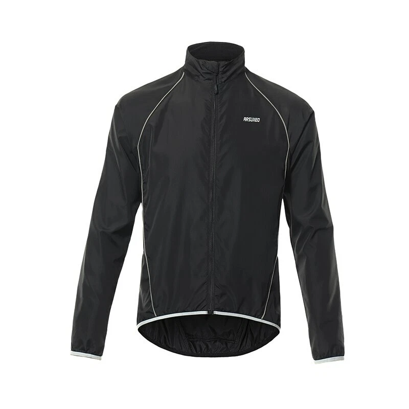 Men Cycling Windbreaker Wind jacket Waterproof MTB Clothing Reflective Wind Coat