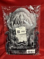 Halloween Decorations Outdoor Graveyard Tombstones 6 Ct Headstones Halloween