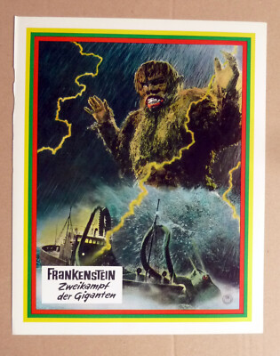 FRANKENSTEIN - Zweikampf der Giganten AUSHANGFOTO #I  ´68 L C Ishirô Honda TOHO