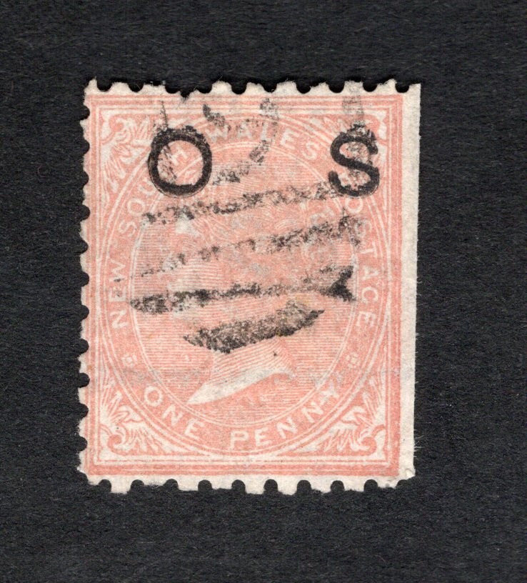Australia New South Wales 1879 stamp SG#Official 02a START15%ONLY used CV=53$