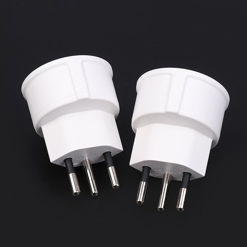 1 Piece EU DE Germany Socket 3 Pin Swiss Plugs Adaptor Embedded Swiss Conver _yi - Afbeelding 3 van 14