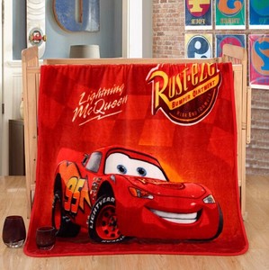 WELCOME ON BUY N LARGE: Cars: Lightning McQueen Fleece Throw