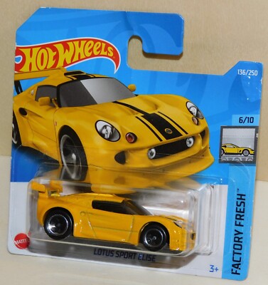 2022 Hot Wheels LOTUS SPORT ELISE gelb - HW Factory Fresh 6/10 # 136/250 HCX44