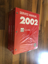 2002 CHEVY CORVETTE Shop Repair Service Repair Manual Set (3)_C5_LS1_OEM_NEW!