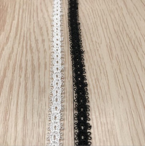 15 Yardas Adornos de Encaje Decorativo Costura Artesanía Collar Accesorios - Imagen 3 de 7