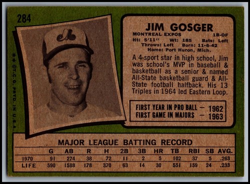 1971 Topps Baseball Cards 264-523 - You Pick - aaalvins - Picture 21 of 249