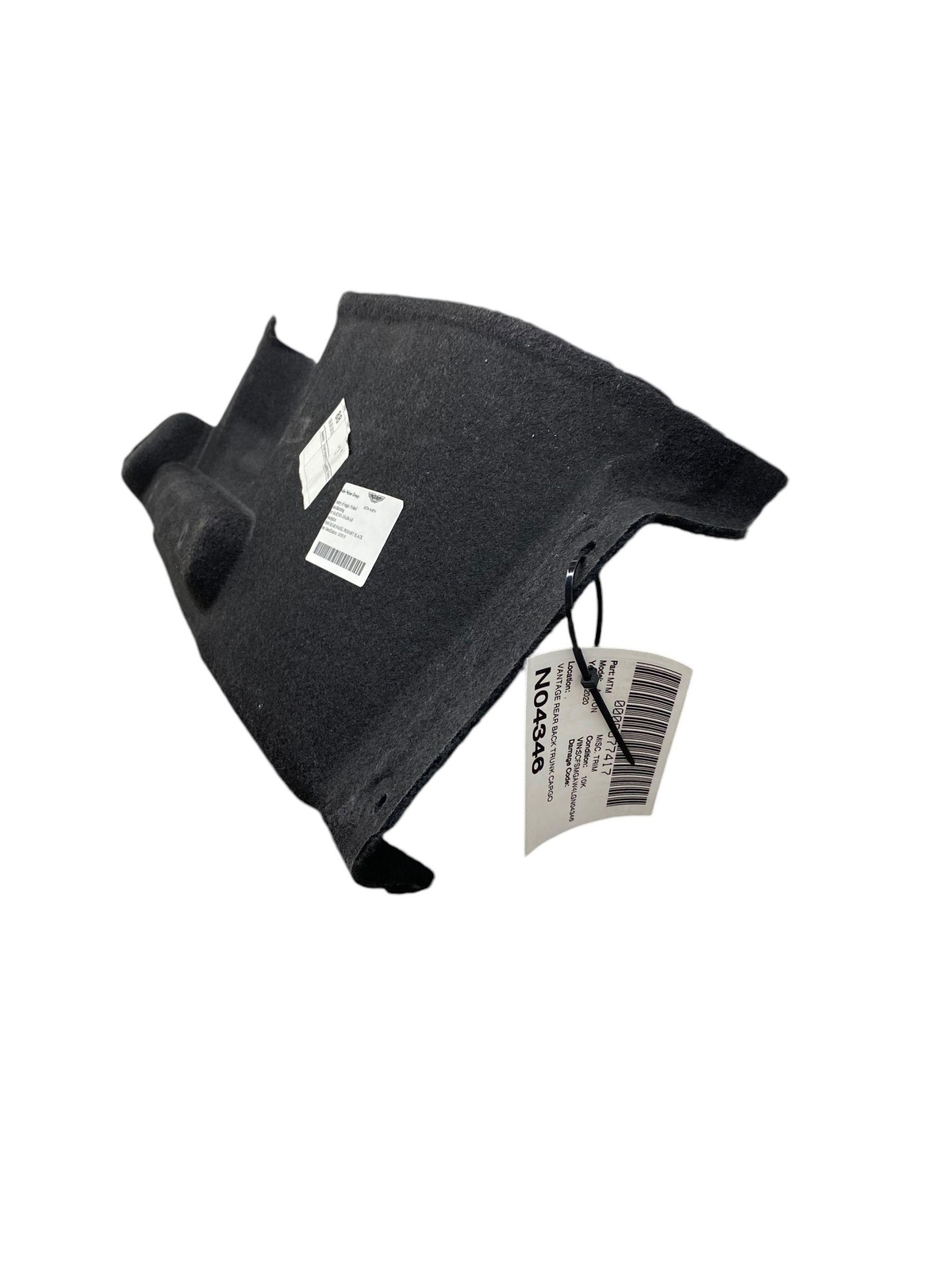2019-2023 ASTON MARTIN VANTAGE TRUNK CARGO CARPET COVER BLACK KY63-130A58-AB OEM